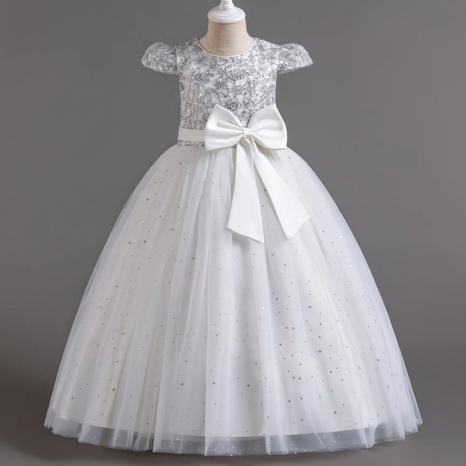 Robe Longue à Sequins pour Fille – 5 à 14 ans