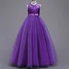 Robe Longue de Princesse en Dentelle – Fille 4 à 15 ans Élégante, fleurie et idéale pour soirées, mariages, galas ou bal de fin d’année
