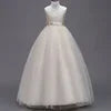 Robe Longue de Princesse en Dentelle – Fille 4 à 15 ans Élégante, fleurie et idéale pour soirées, mariages, galas ou bal de fin d’année