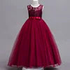 Robe Longue de Princesse en Dentelle – Fille 4 à 15 ans Élégante, fleurie et idéale pour soirées, mariages, galas ou bal de fin d’année