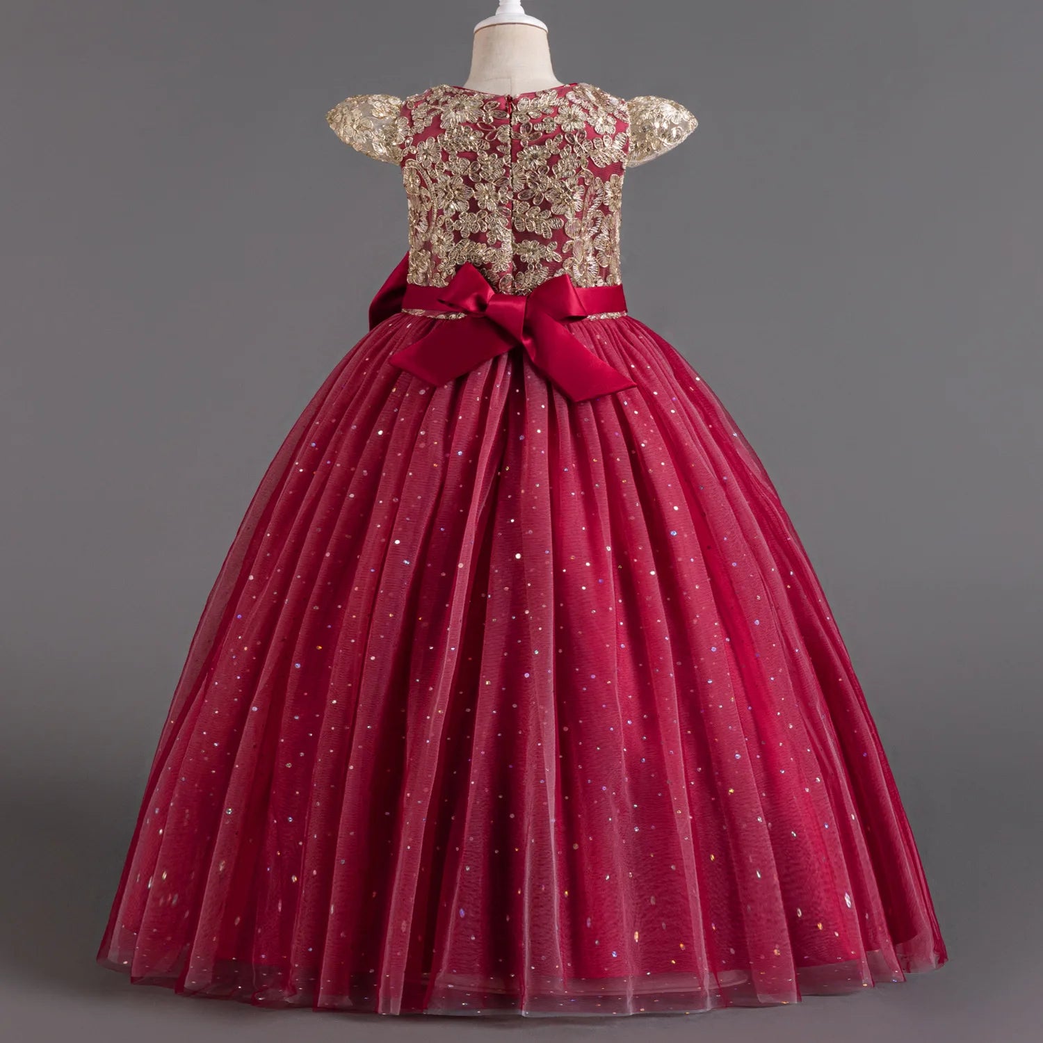 Robe Longue à Sequins pour Fille – 5 à 14 ans