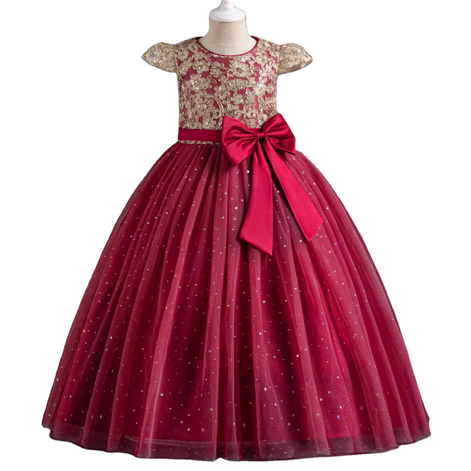 Robe Longue à Sequins pour Fille – 5 à 14 ans