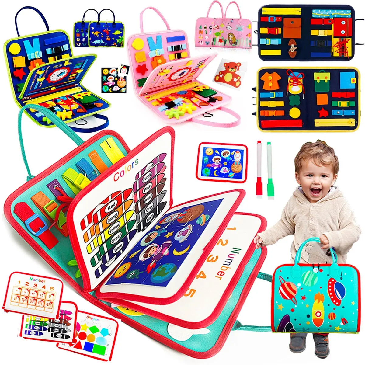 Montessori Busy Board-0
