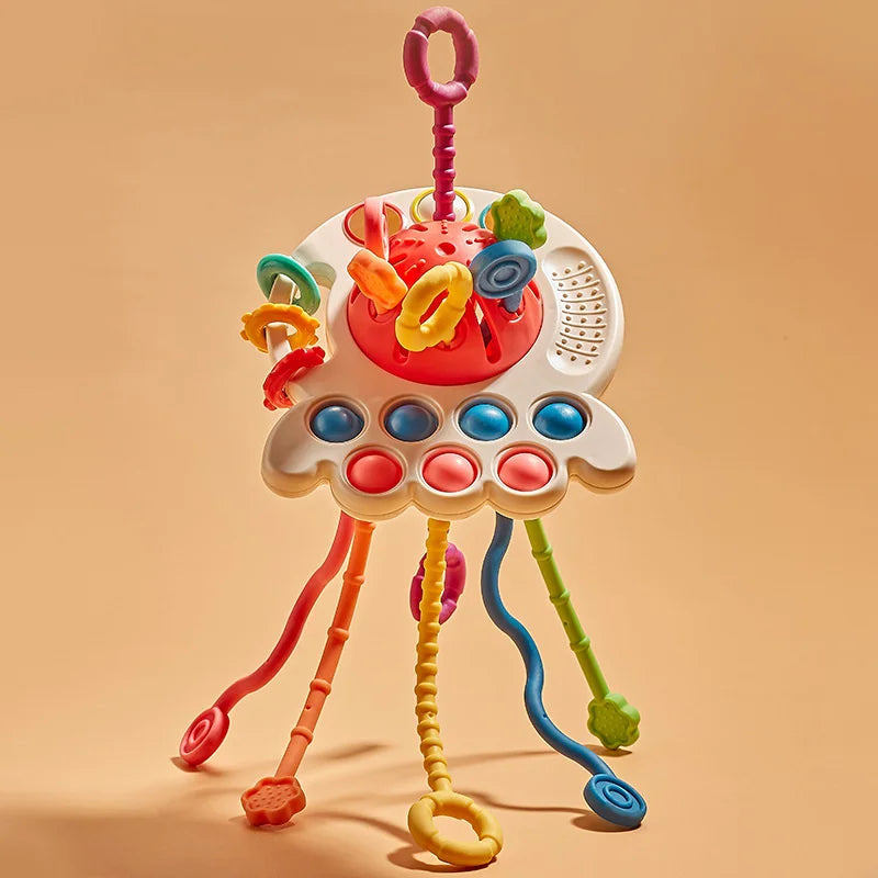Montessori Pull String Educational Toy-6