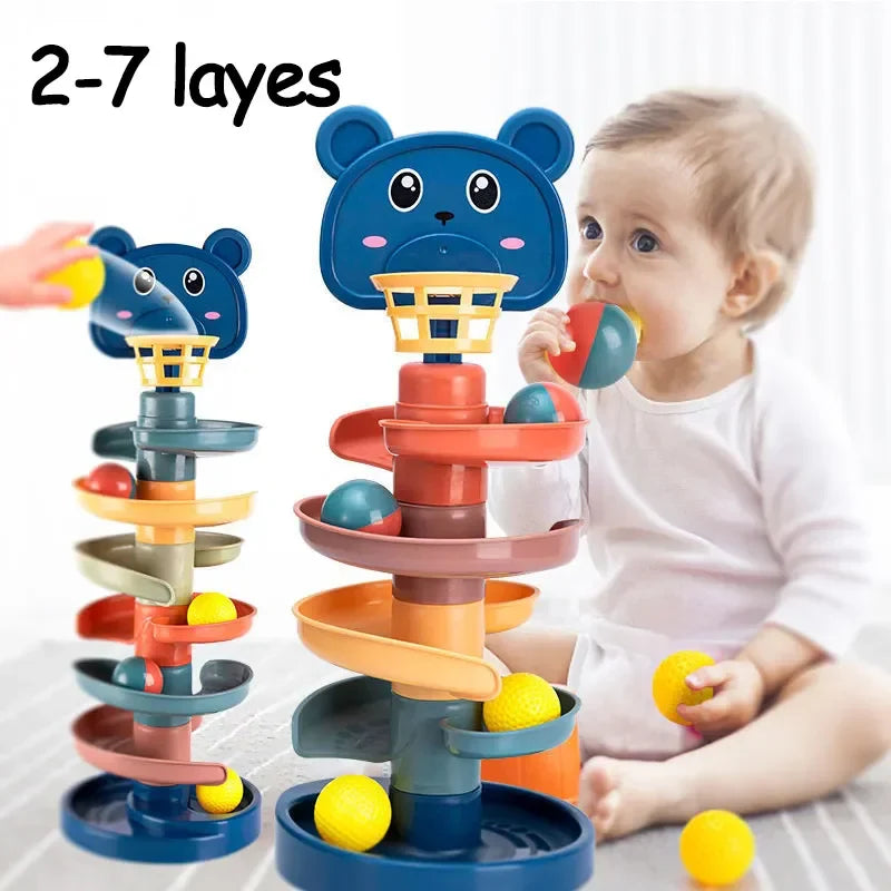 Montessori Rolling Ball Toys-0