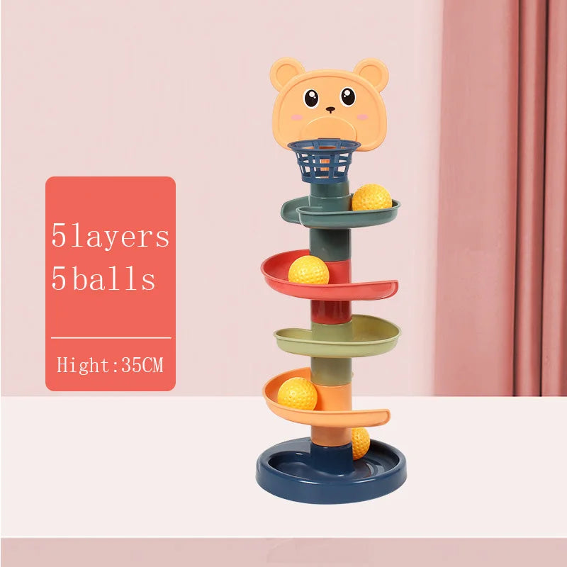 Montessori Rolling Ball Toys-5