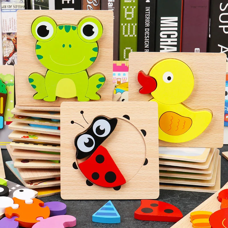 Montessori Wooden Puzzle-1
