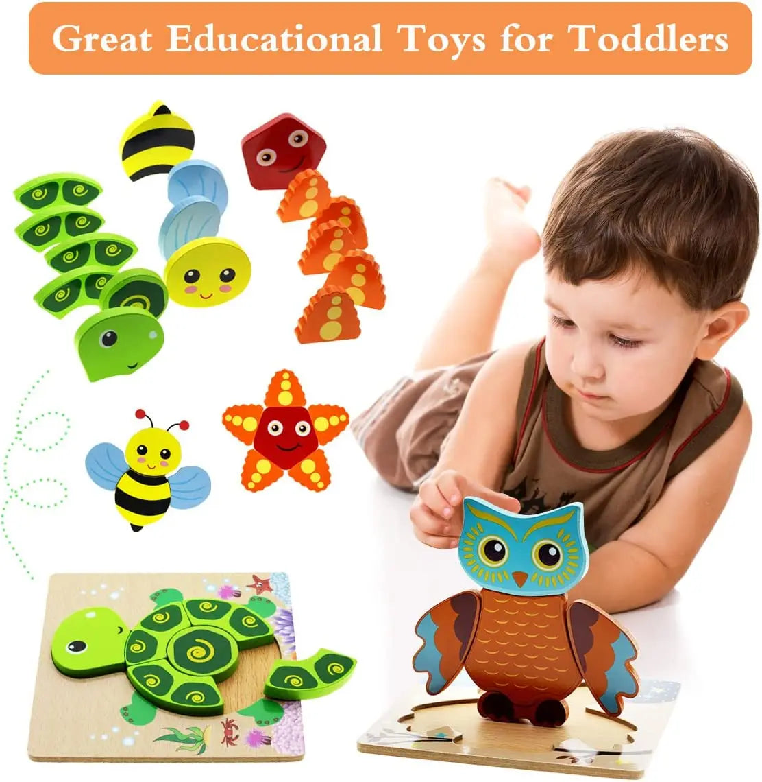 Montessori Wooden Puzzle-2
