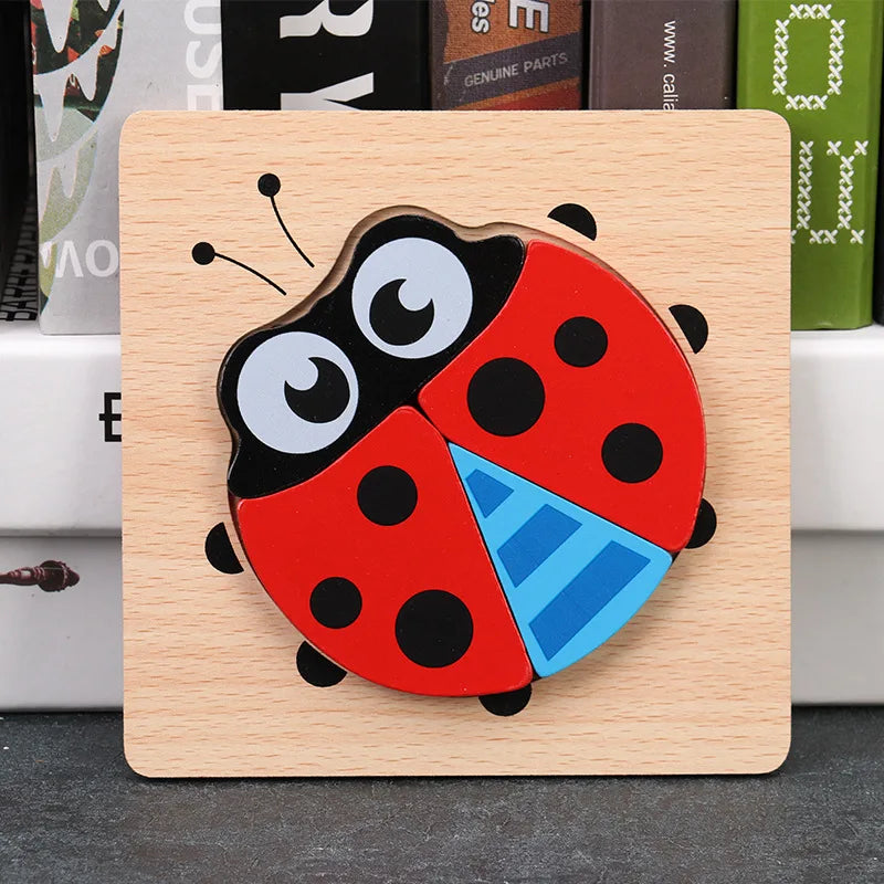 Montessori Wooden Puzzle-9