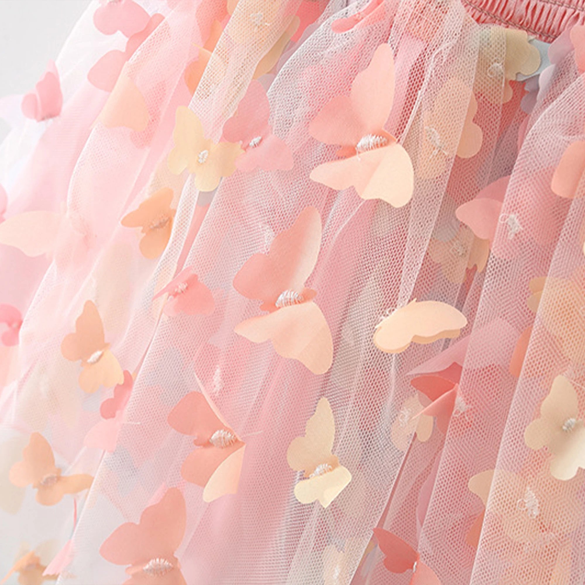 Robes de soirée d'anniversaire pour petites filles, vêtements d'été avec ailes de papillon, Costume coloré et doux pour enfants en bas âge, nouvelle collection