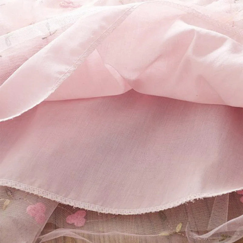 Robe de princesse d'été à fleurs pour petites filles, vêtements pour enfants de fête de mariage, nouvelle collection