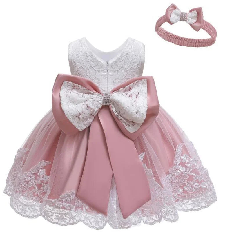 Filles robe 2025 enfants pâques Carniva Tutu mariage enfants robes pour filles robes fête princesse arc noël bébé robe